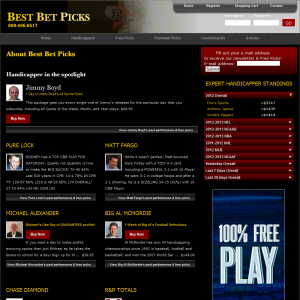 BestBetPick.com Website Design